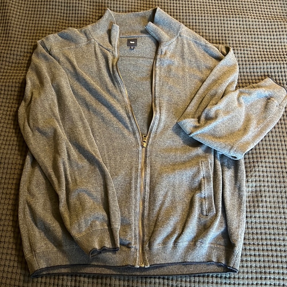 🌟Men’s Gap Dark Grey Sweater Jacket XL
